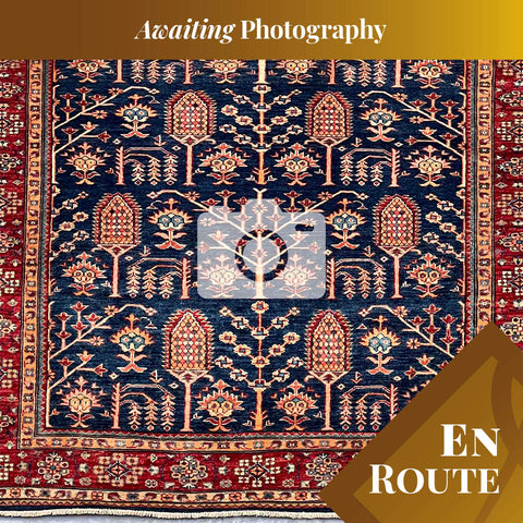 Handmade fine Afghan Kazak rug - ENR308329