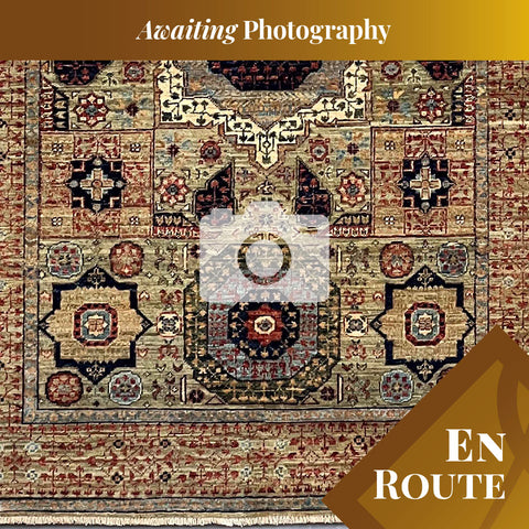 Handmade Afghan Mamluk rug - ENR308333