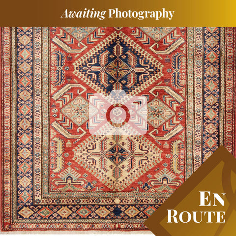 Handmade fine Afghan Kazak rug - ENR308422