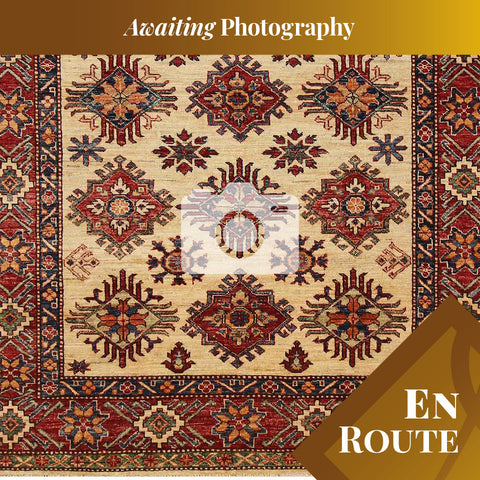 Handmade fine Afghan Kazak rug - ENR308423