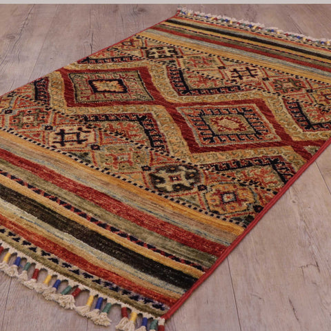 Handmade Afghan Kharjeen rug - 308447