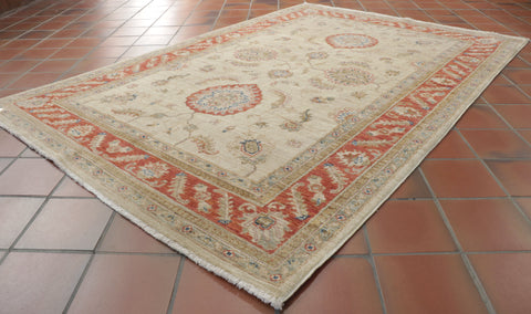 Extra fine handmade Afghan Ziegler rug - 308480