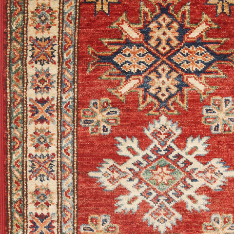 Handmade fine Afghan Kazak rug - ENR308489