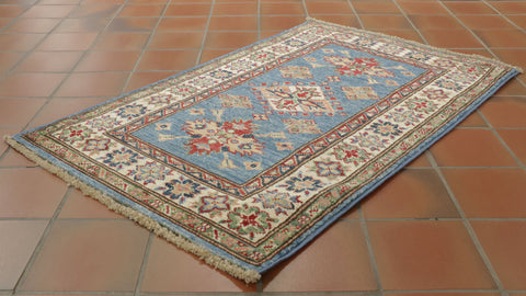 Handmade fine Afghan Kazak rug - 308497