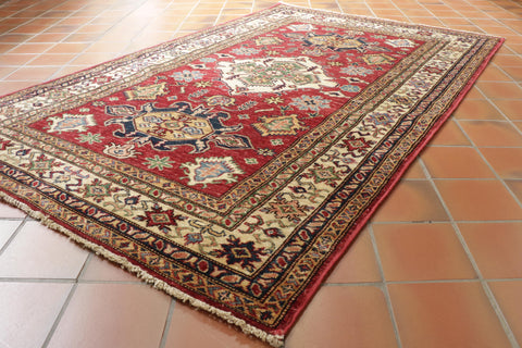 Handmade Afghan Kazak rug - 308508