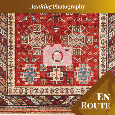 Handmade fine Afghan Kazak rug - ENR308509