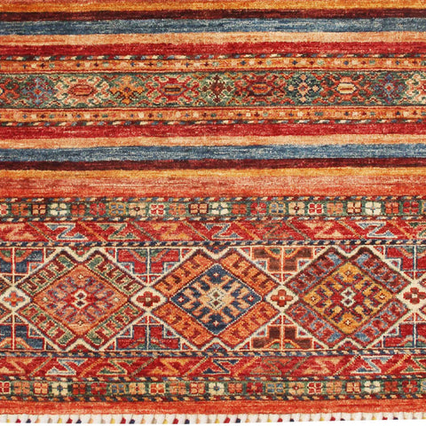 Handmade Afghan Kharjeen rug - ENR308515