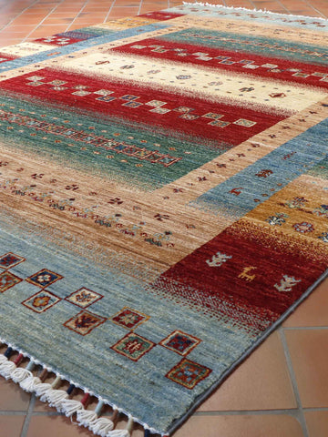 Handmade Afghan Loribaft rug - 308637