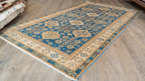 Handmade extra fine Afghan Kazak rug - 308737