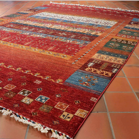 Handmade Afghan Loribaft rug - 308988