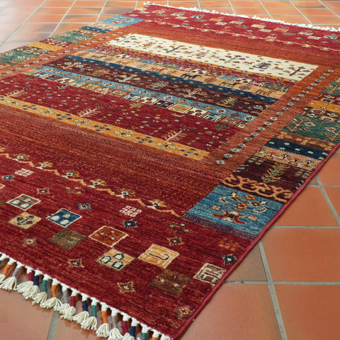 Handmade Afghan Loribaft rug - 308989