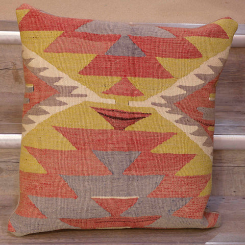 Large Handmade Turkish kilim cushion - 309087