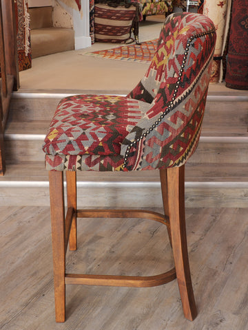 Turkish kilim bar stool counter height - 309146