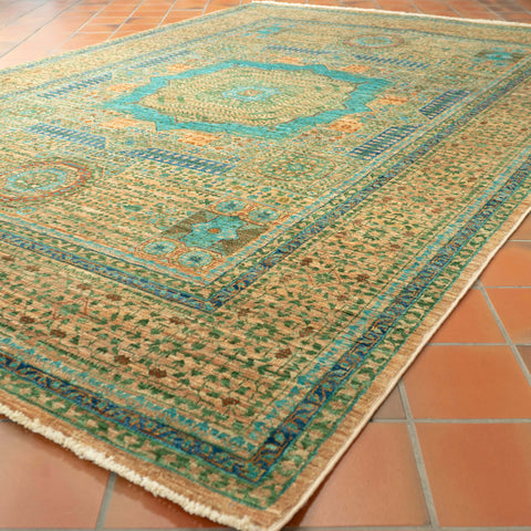 Handmade fine Afghan Mamluk rug - 30925149