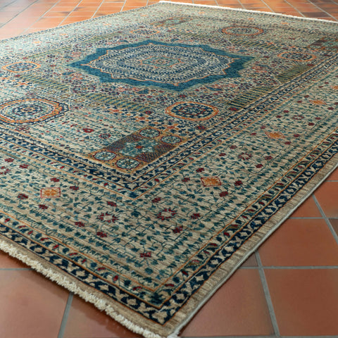 Handmade fine Afghan Mamluk rug - 309151