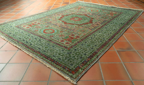 Handmade Fine Afghan Mamluk rug - 309156