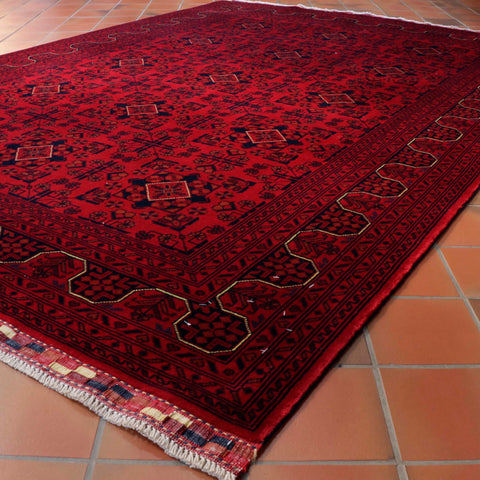 Handmade Afghan Kunduz rug - 309194