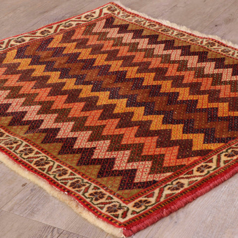 Handmade Persian Qashqai square - 309205