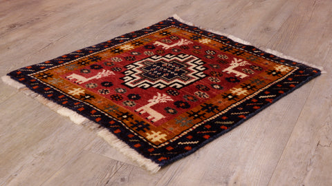 Handmade Persian Qashqai square - 309208