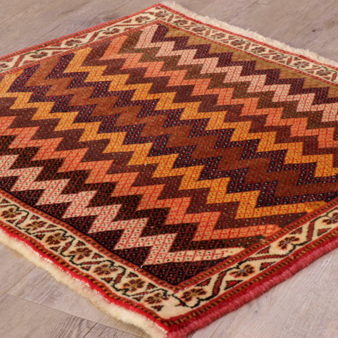 Handmade fine Persian Qashqai square - 309209