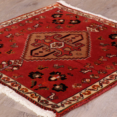 Handmade Persian Qashqai square - 309211