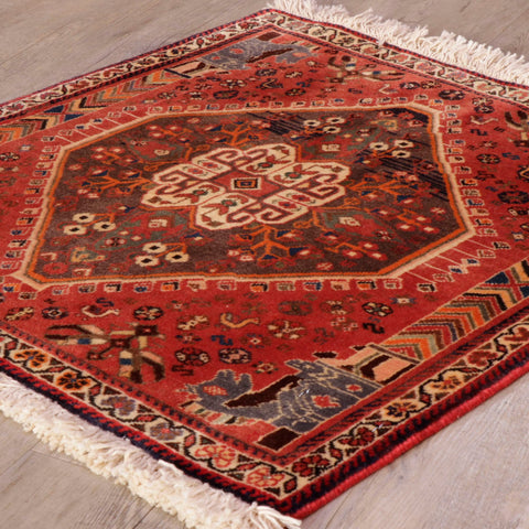 Handmade Persian Qashqai square - 309212