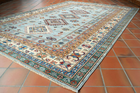 Handmade fine Afghan Kazak rug - 309227