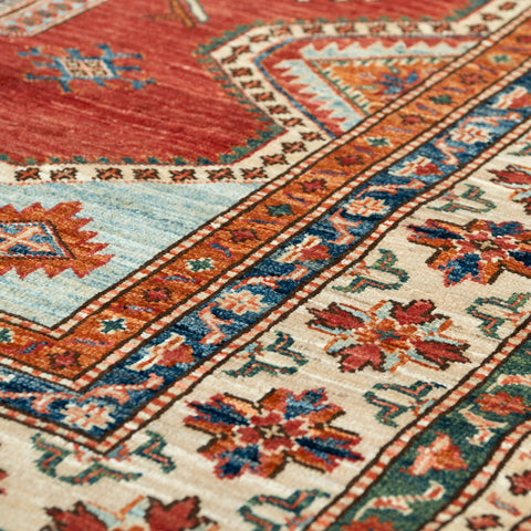 Handmade fine Afghan Kazak rug - 309229