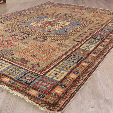 Handmade fine Afghan Kazak rug - 309258