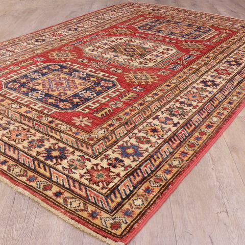 Handmade fine Afghan Kazak rug - 309265