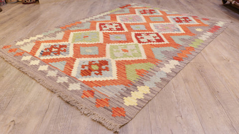 Handmade Afghan Kilim - 309303