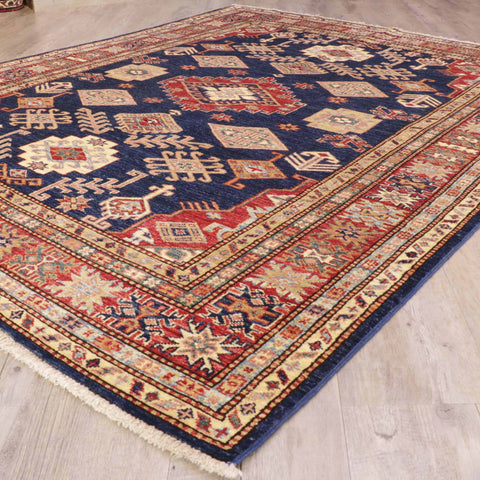 Handmade fine Afghan Kazak rug - 309362