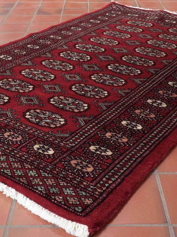 Handmade Pakistan Bokhara rug - 309371