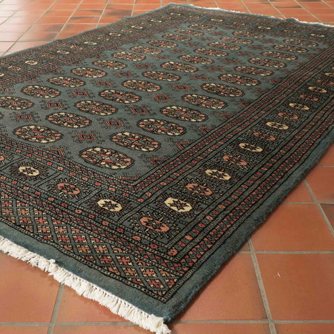 Handmade Pakistan Bokhara rug - 309375