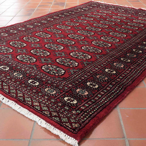 Handmade Pakistan Bokhara rug - 309373