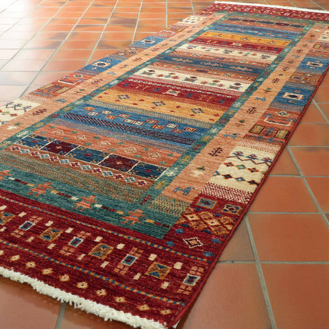 Handmade Afghan Kharjeen runner - 309447