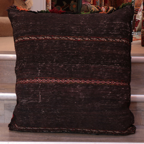 Handmade Oriental nomadic pile cushion - 309491