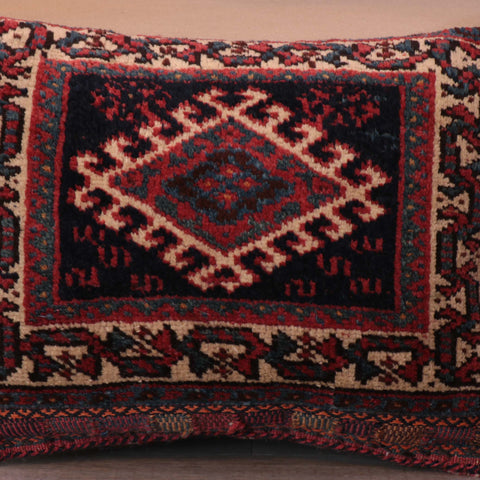 Handmade Oriental nomadic pile cushion - 309493