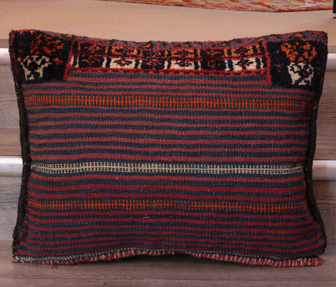 Handmade Oriental nomadic pile cushion - 309493