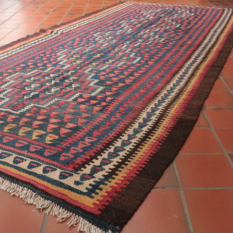 Handmade Old Persian Bidjar Kilim - 309496