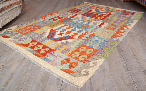 Handmade Afghan Kilim - 309535