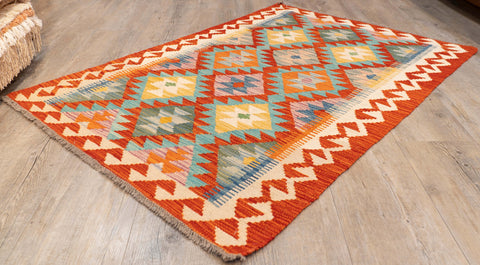 Handmade Afghan Kilim - 309601