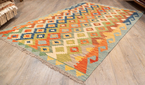 Handmade Afghan Kilim - 309606