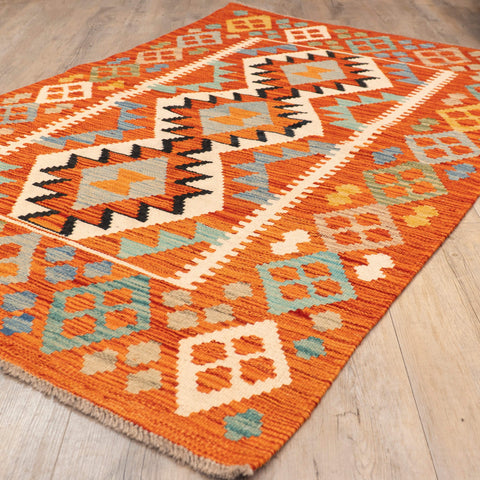 Handmade Afghan Kilim - 309608