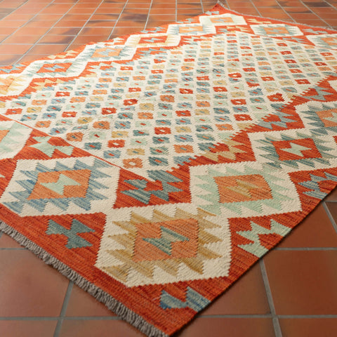 Handmade Afghan Kilim - 309617