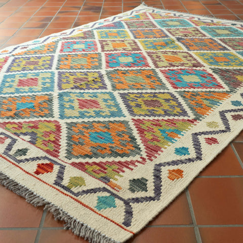 Handmade Afghan Kilim - 309619