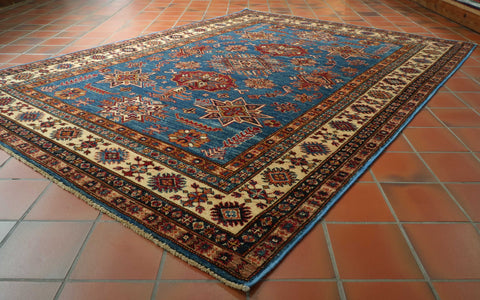 Handmade fine Afghan Kazak rug - 309658