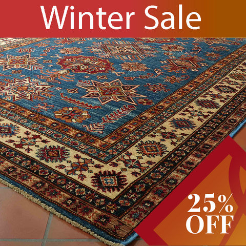 Handmade fine Afghan Kazak rug - 30925655