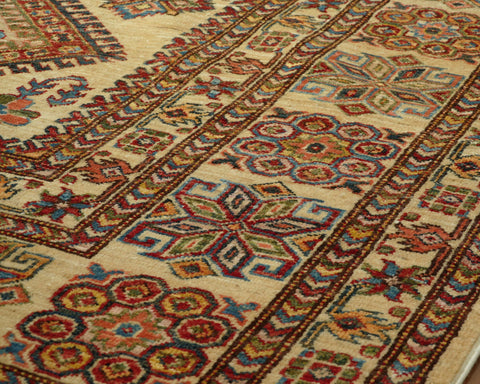 Handmade Afghan Kazak carpet - 309658