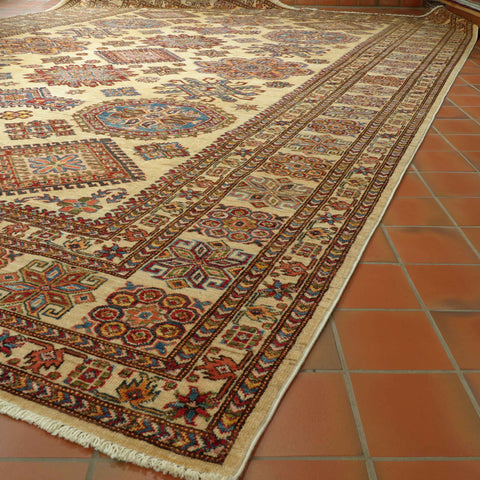 Handmade Afghan Kazak carpet - 309658